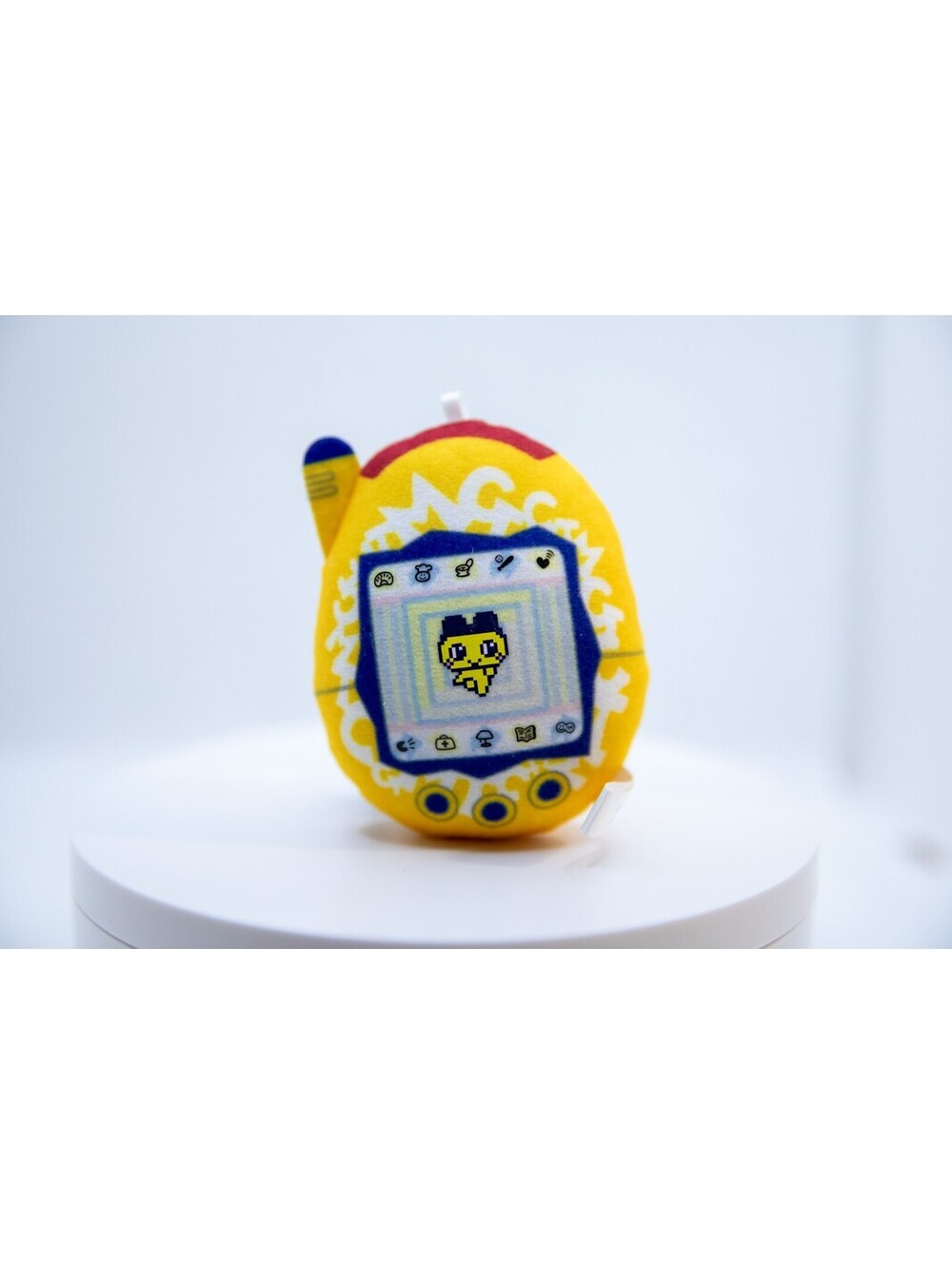 Rare Tamagotchi Celebration Plush Banpresto Toy Japan Y2K - Yellow Mametchi